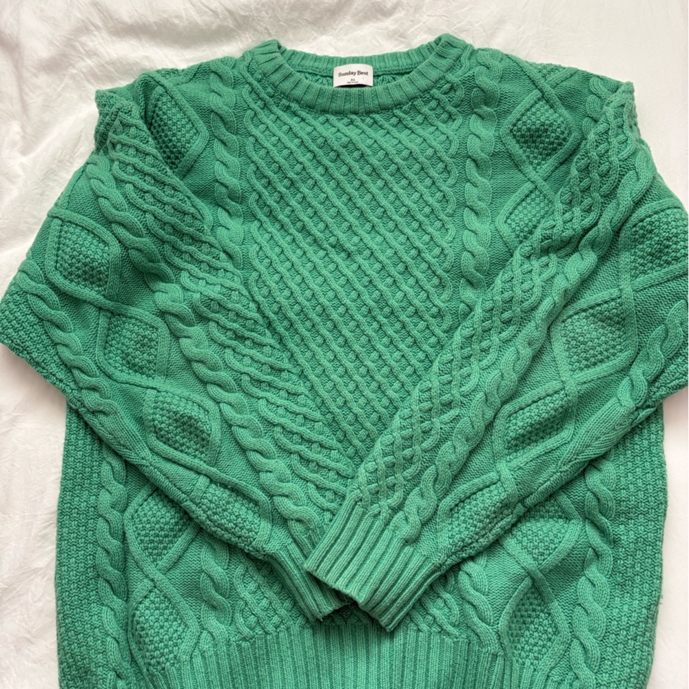 Sunday Best Teal Peggy Knit Sweater